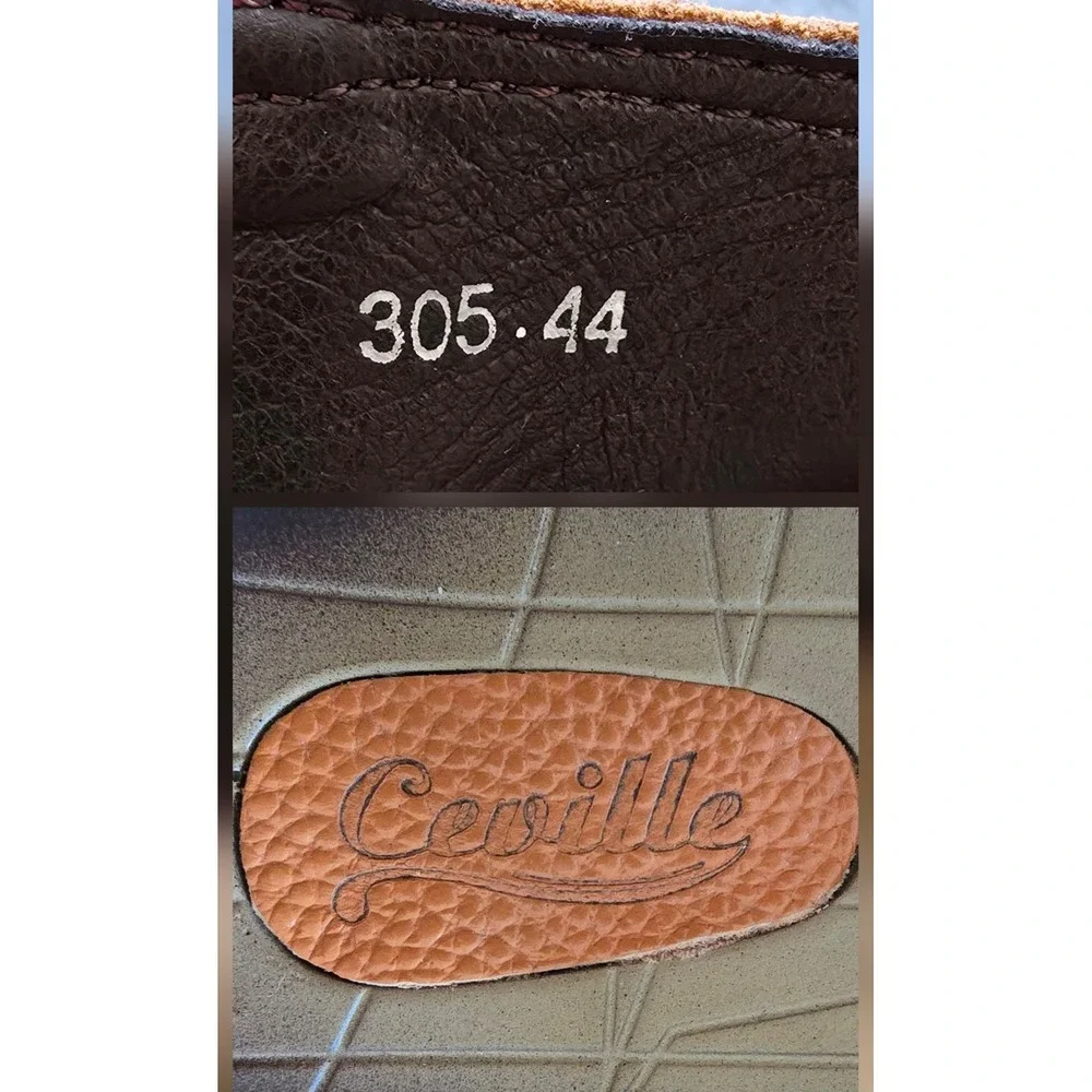 Ceville Men's Casual Woven Leather Thong Gladiator Sandals Size 10.5 / 11 NWOB